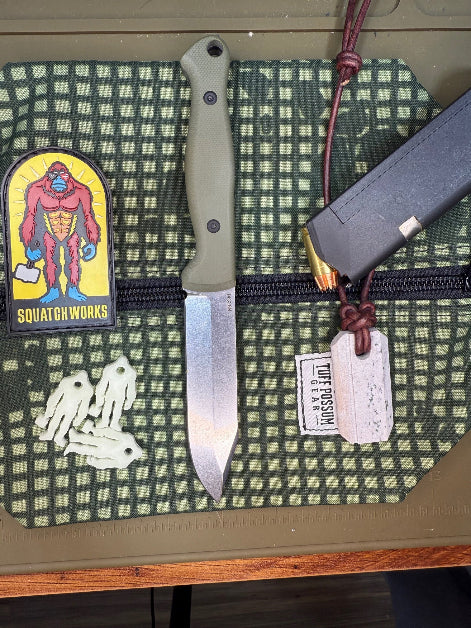 Shank Ape knife with a 4-inch 14C28N steel blade, designed for hunting, self-defense, and everyday carry
