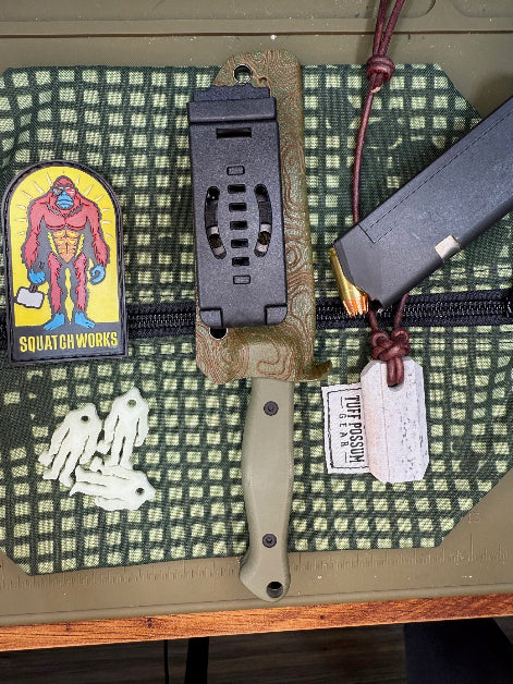 Shank Ape knife with a 4-inch 14C28N steel blade, designed for hunting, self-defense, and everyday carry