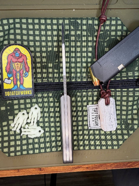 Shank Ape knife with a 4-inch MagnaCut steel blade, titanium handle, designed for hunting, self-defense, and everyday carry.