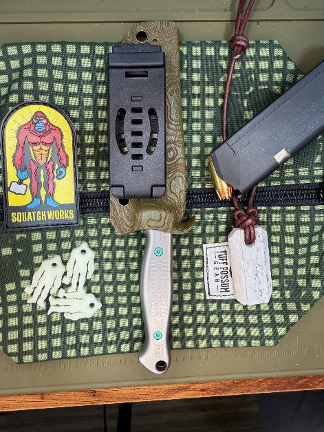 Shank Ape knife with a 4-inch MagnaCut steel blade, titanium handle, designed for hunting, self-defense, and everyday carry.