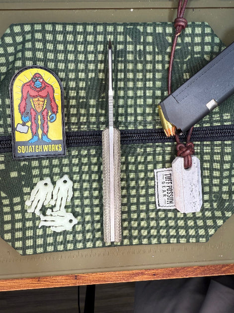 Snake Tooth 3-inch 14C28N fixed blade knife, compact and elegant, perfect for EDC and showing off your style.